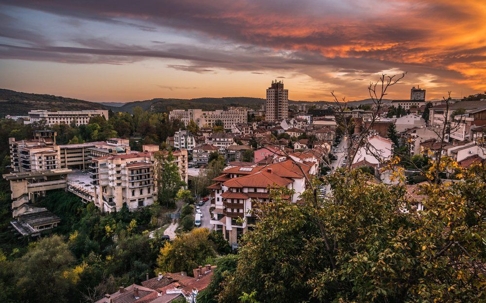 Sunset over Veliko Tarnovo