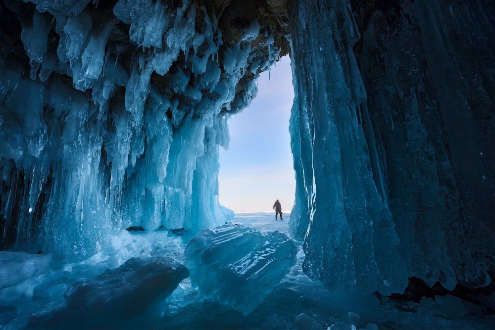 Baikal ice cave
