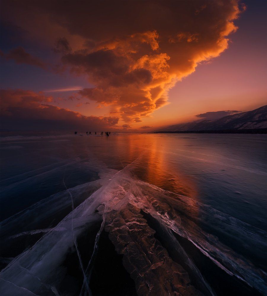 Red nuclear explosion