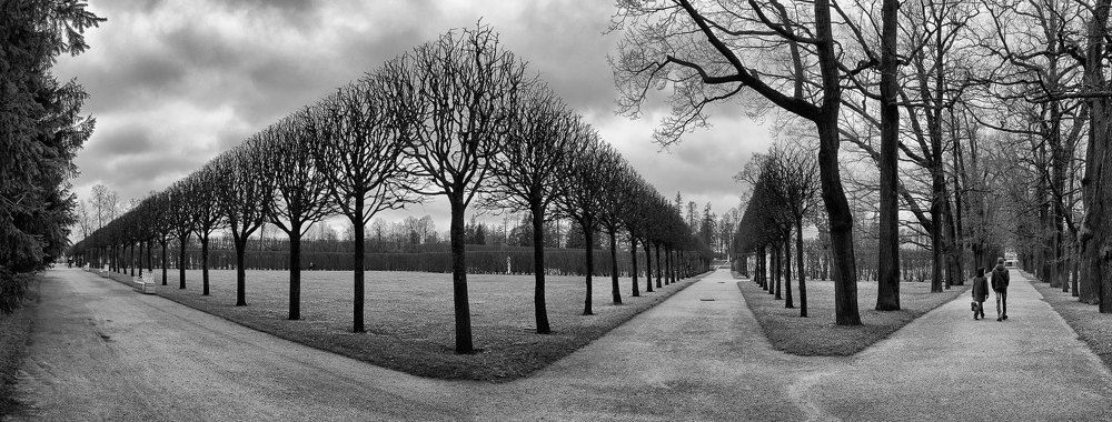 В Царском Селе в Екатерининском парке