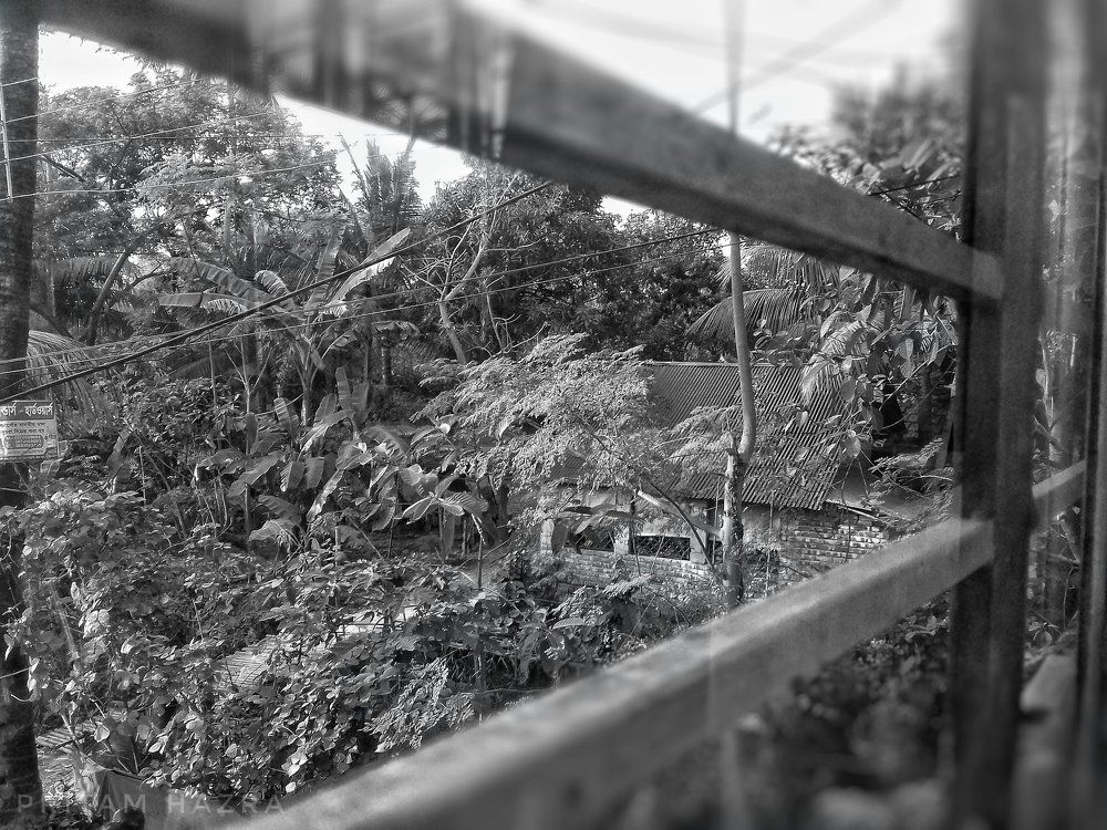 Beside window
