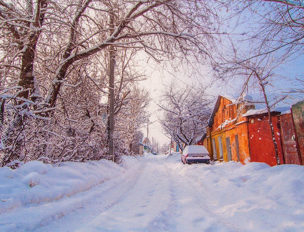 Зимнее воронежское утро
