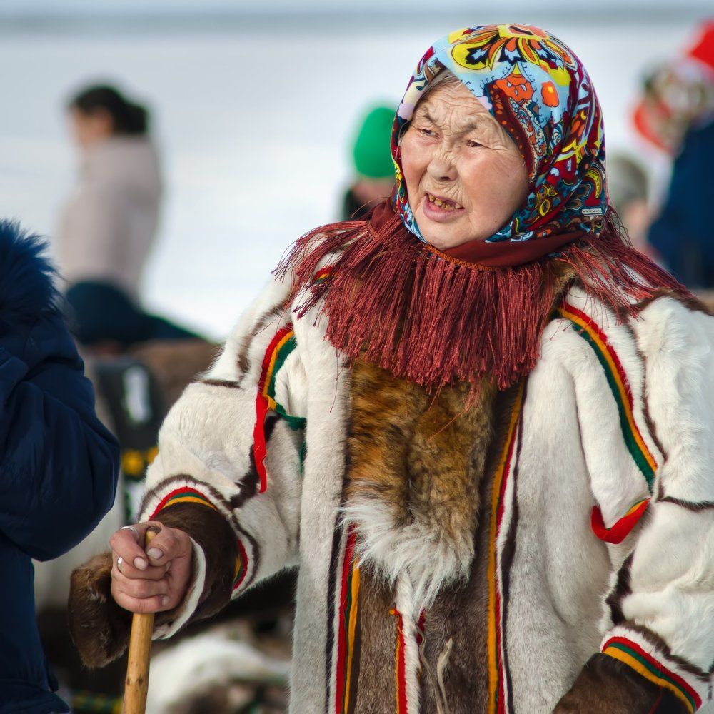Бабушка. Национальность Ханты.