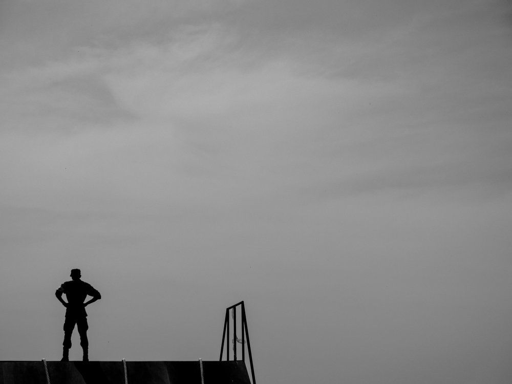 Граница на замке.