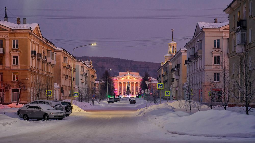 Город заспает