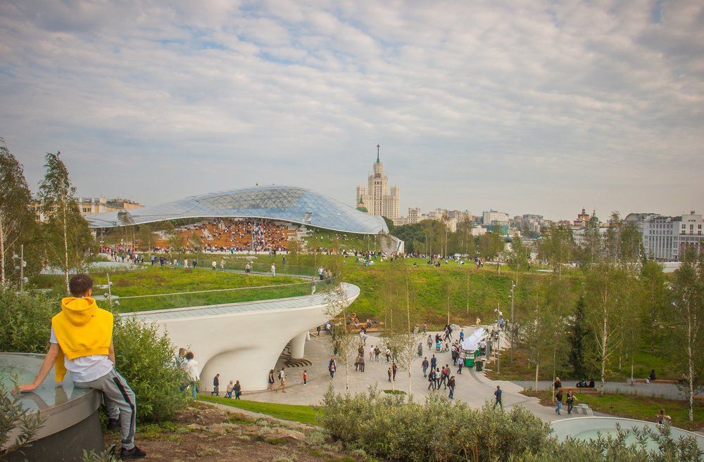 В парке Зарядье