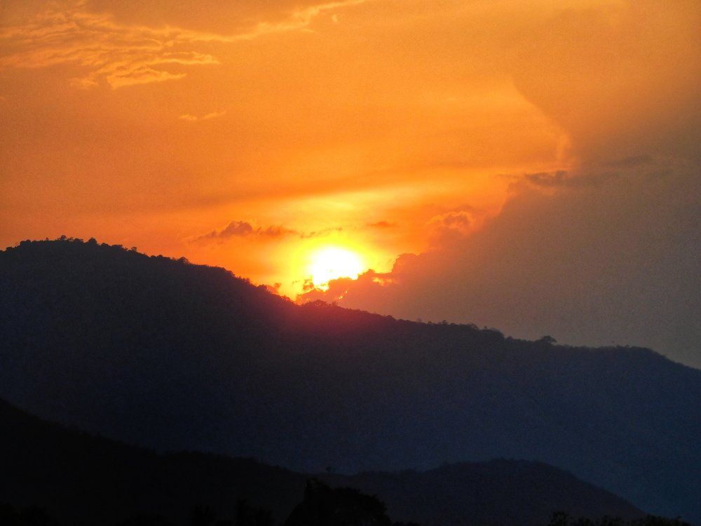 Nature sun set