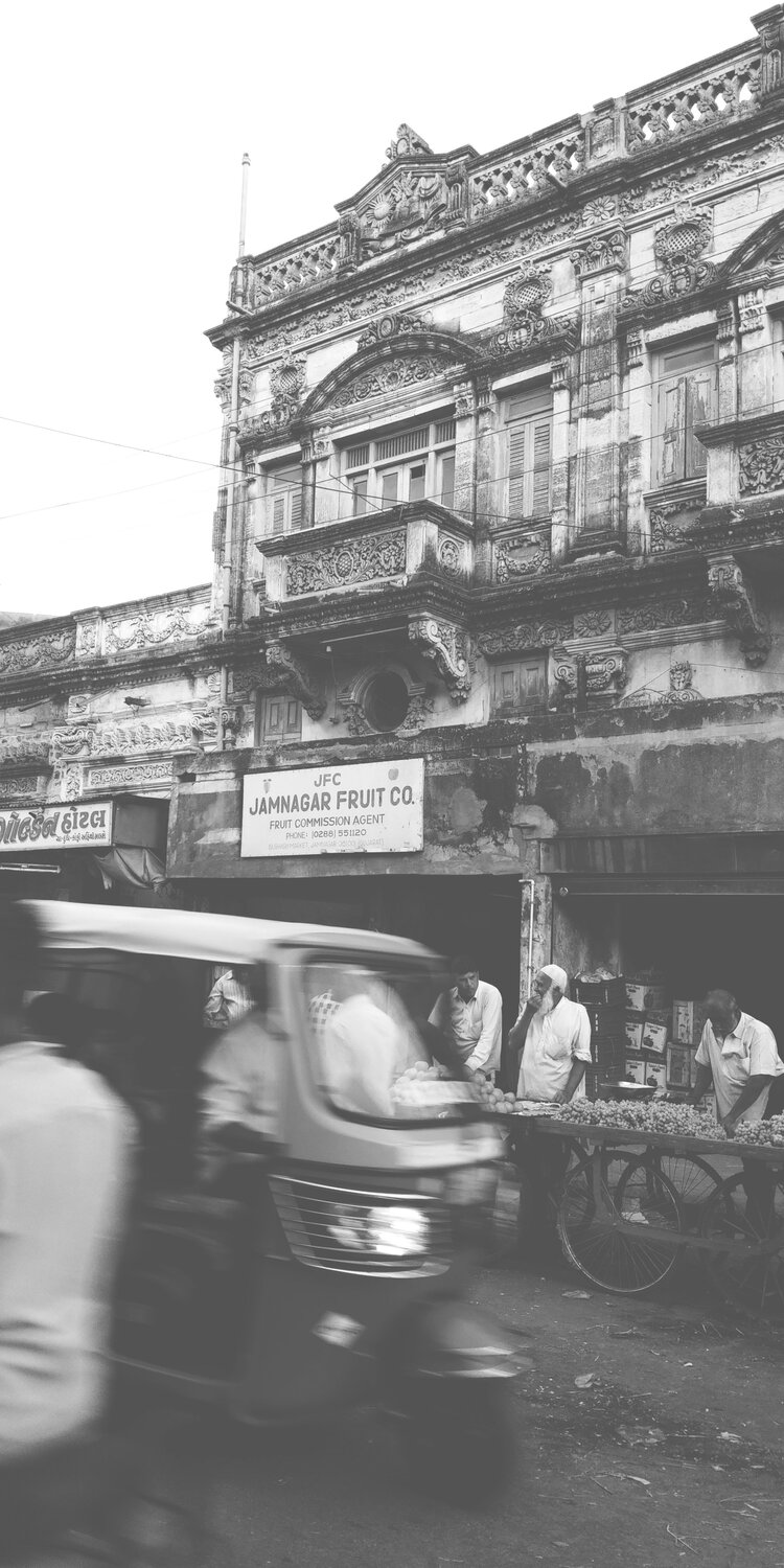 Gujarat India  fruit market