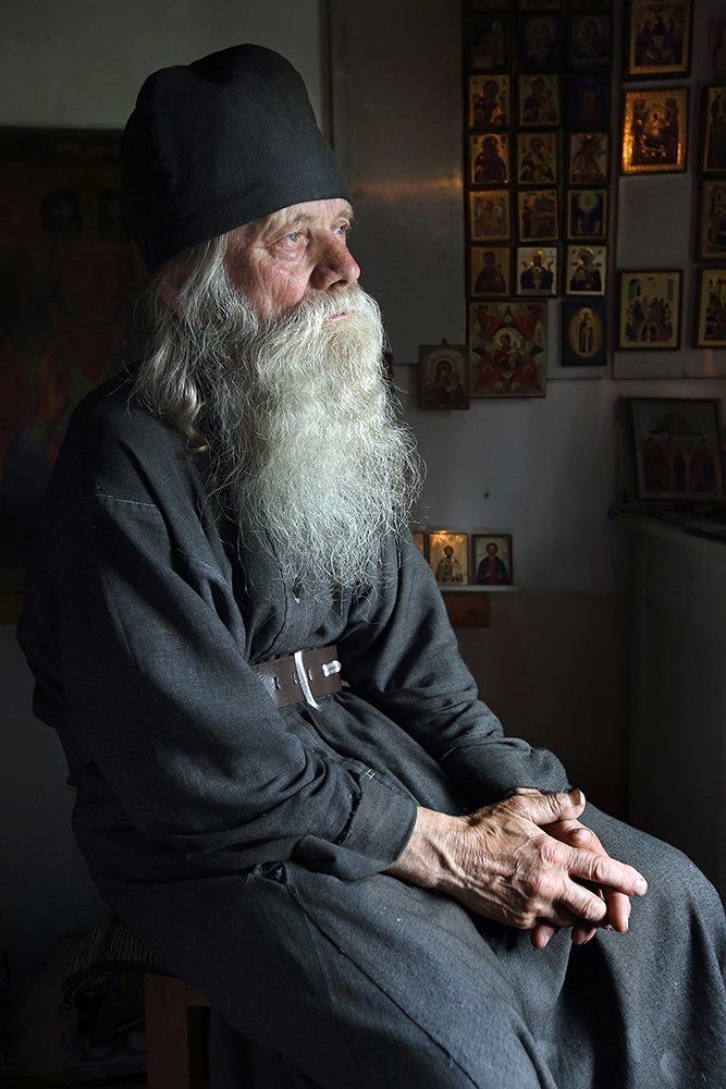 Монах-отшельник инок Иоанн.