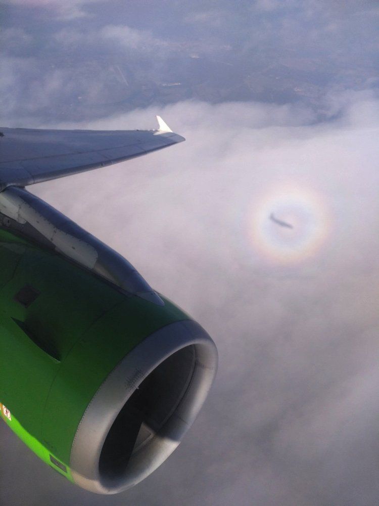 Оптическое явления в облаках.