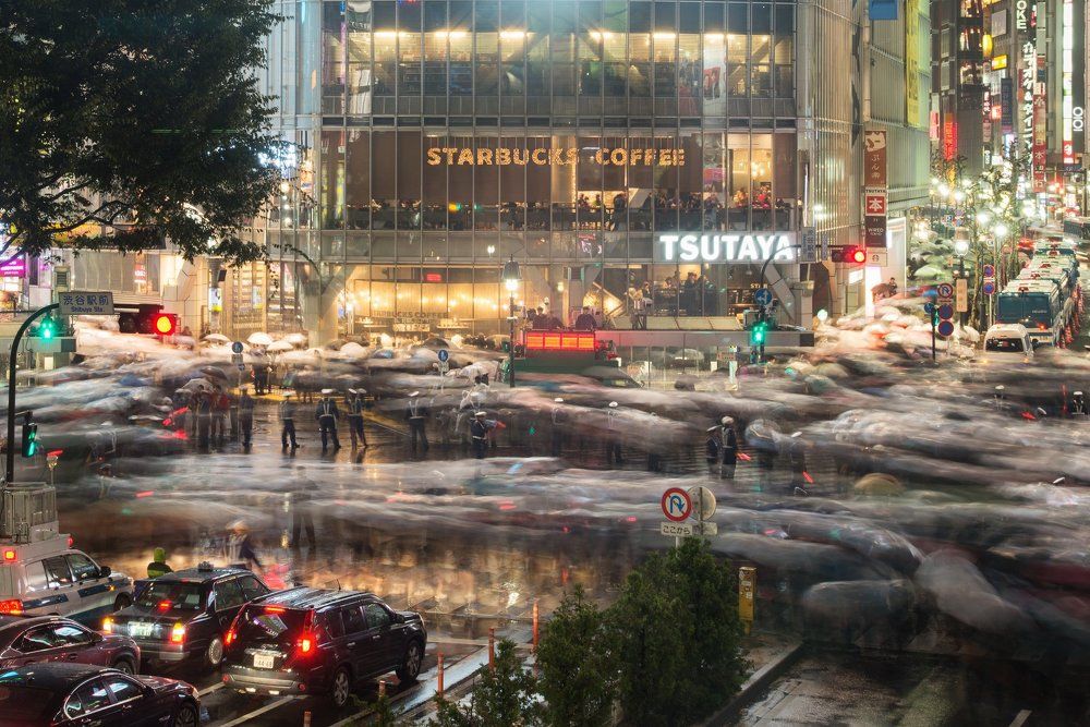 Река зонтов