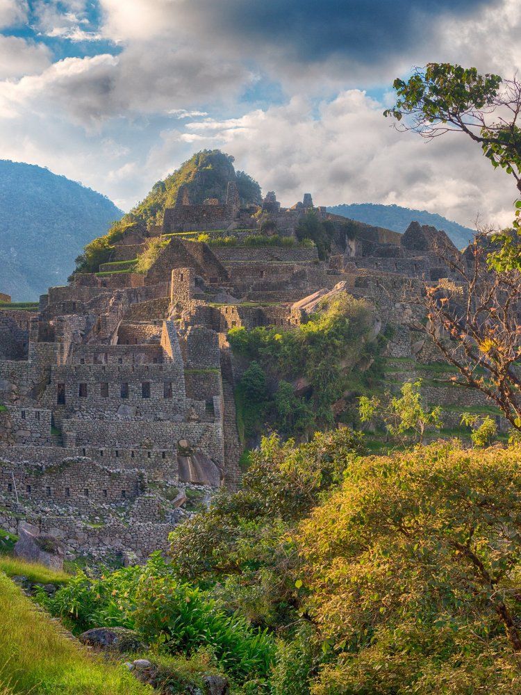 Закат в Мачу Пикчу