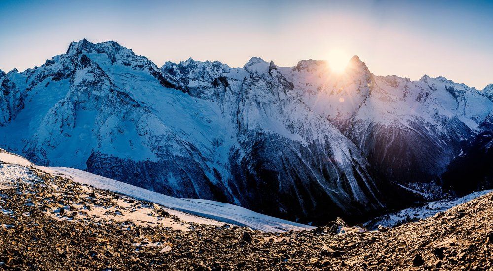 Домбайский закат.