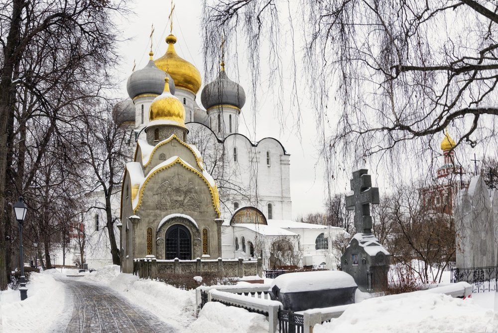 Зимний покой Новодевичьего...