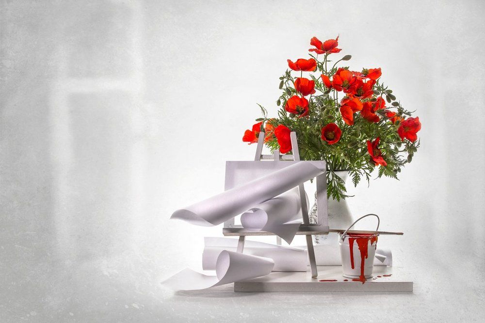 Раскрасить утро  красным...