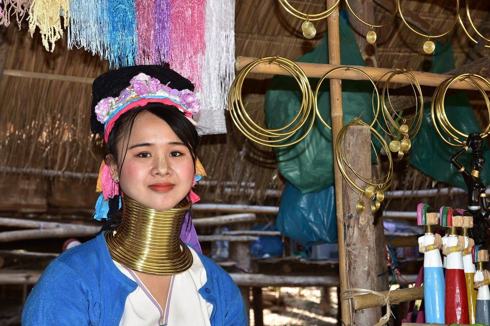 Молодая длинношеяя каренка.