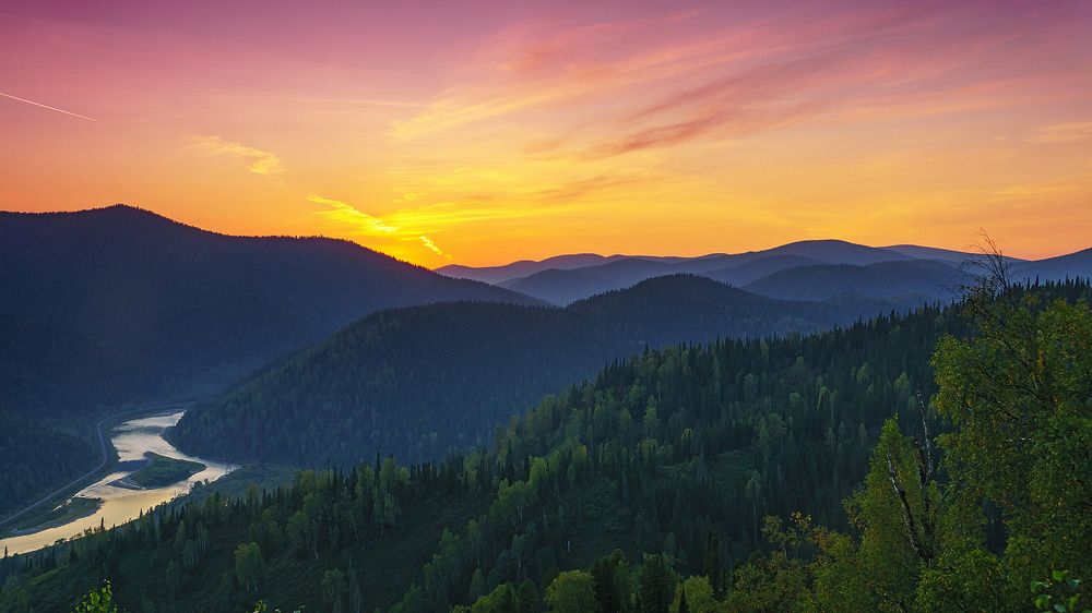 грозный закат