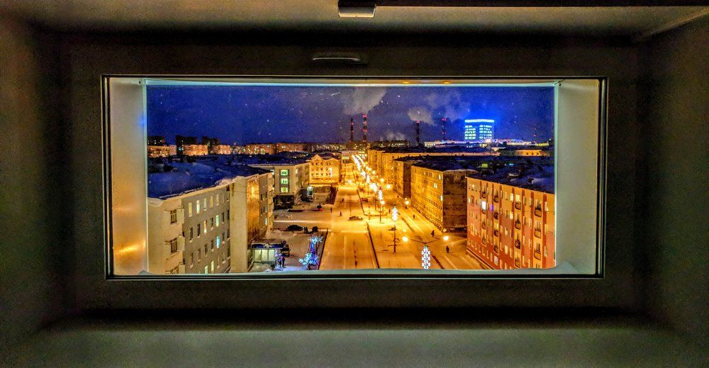 А из нашего окна...