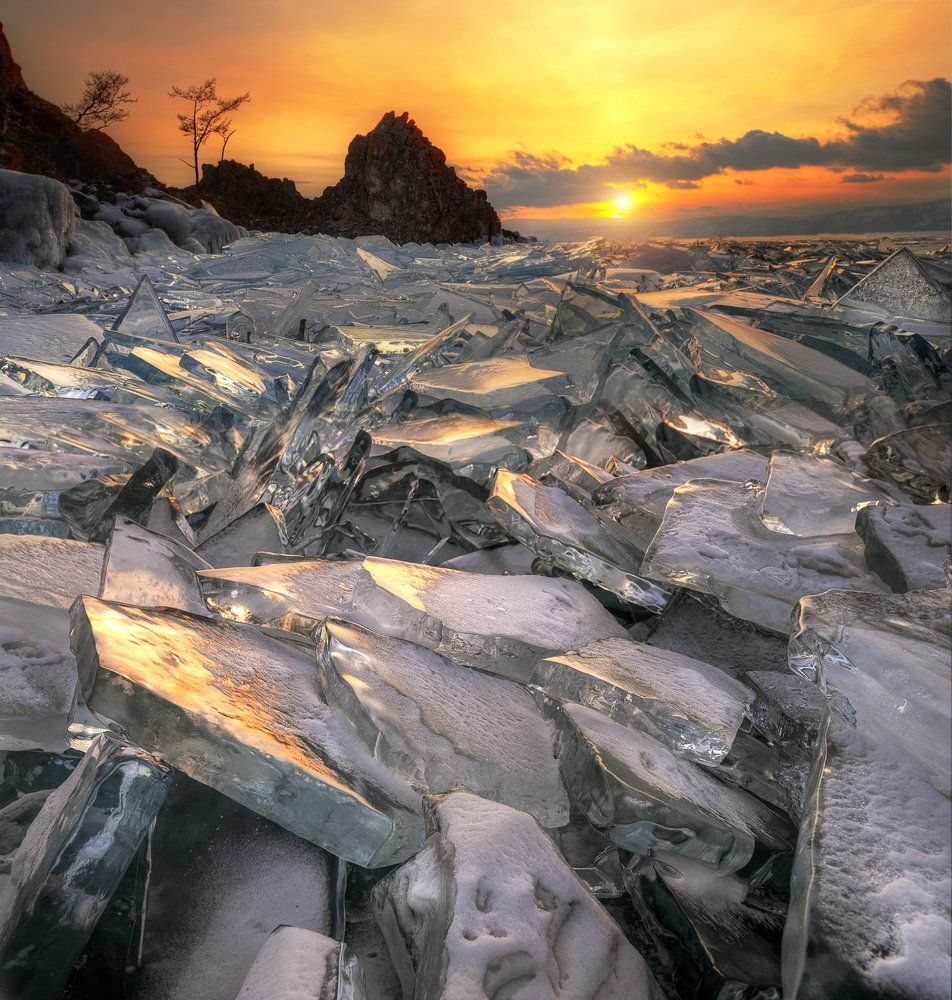 лед Байкала...