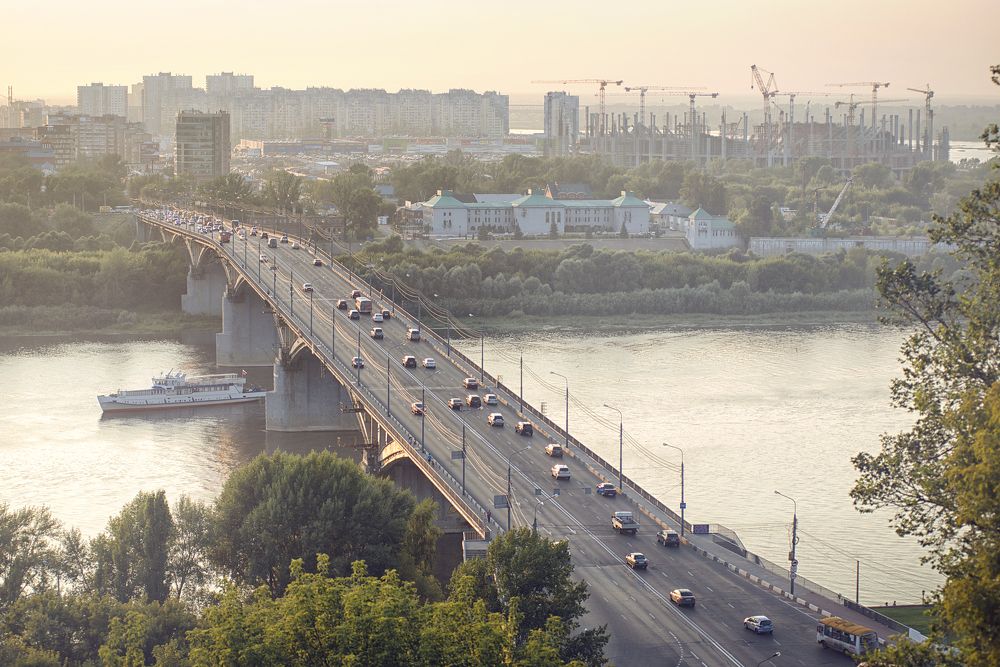 Kanavinsky bridge Nizhny Novgorod