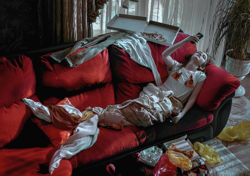 Русалка нашего времени.