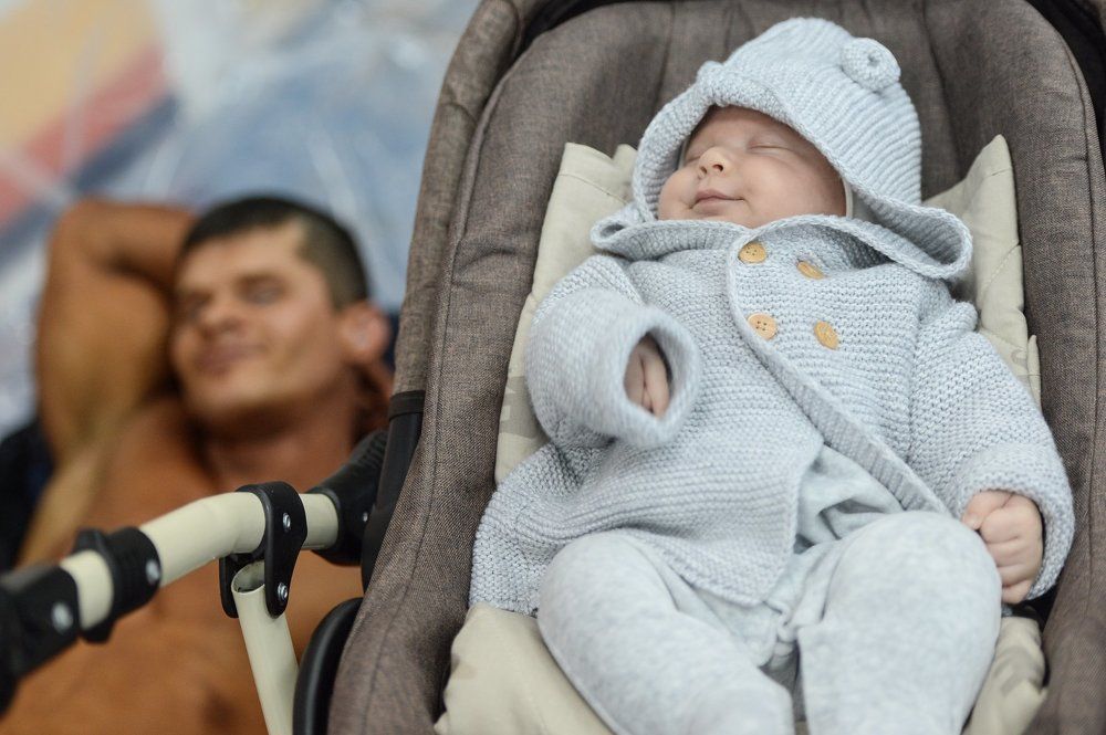 Father and Son behind the Stage