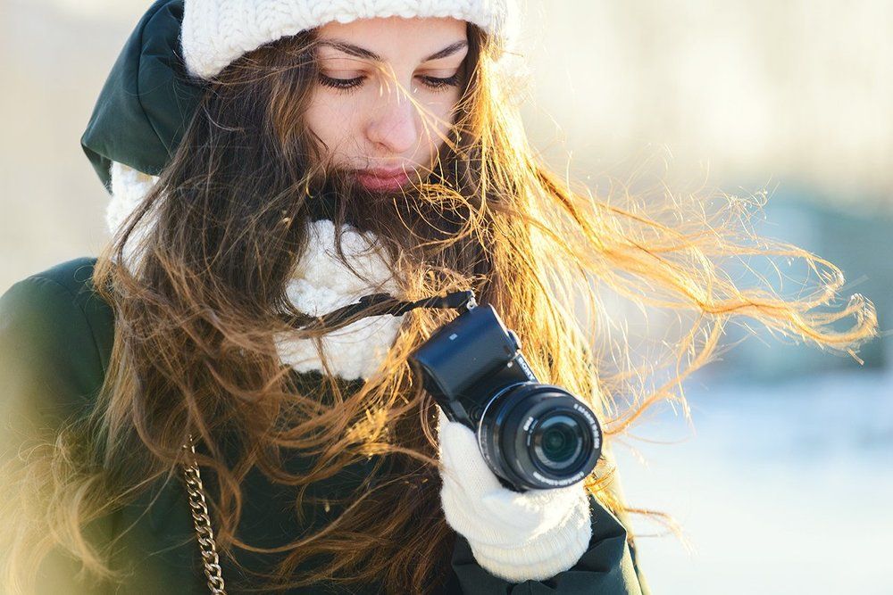 На пленэре...