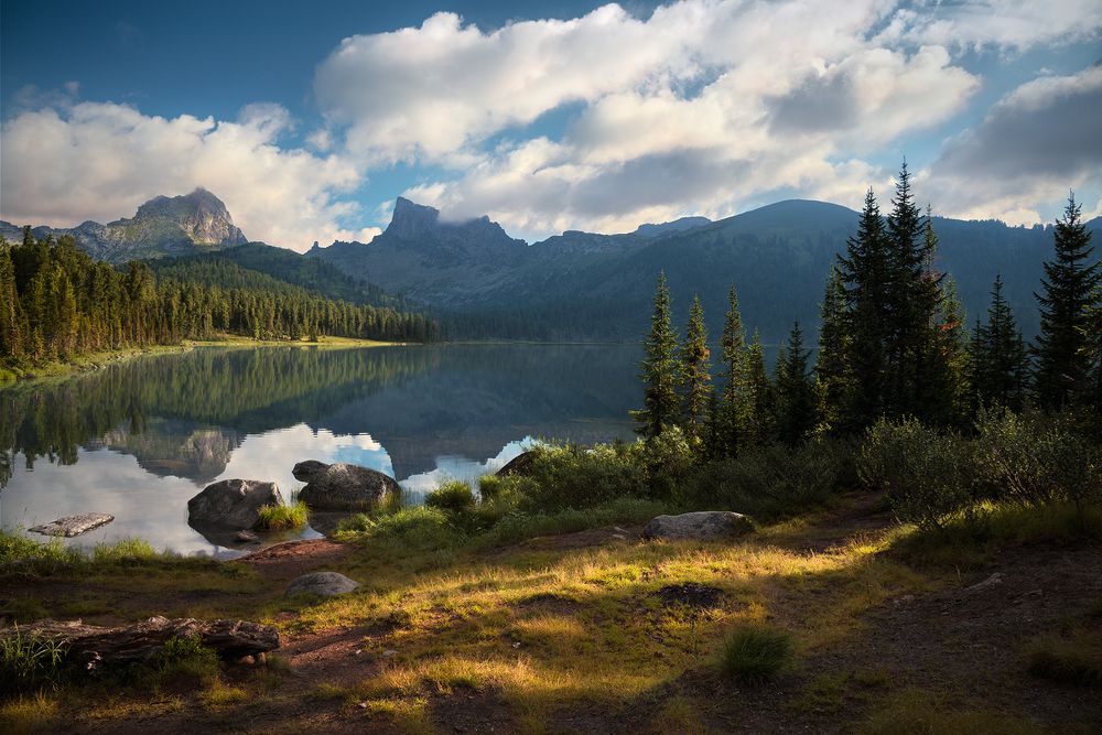 Утро на озере Светлое