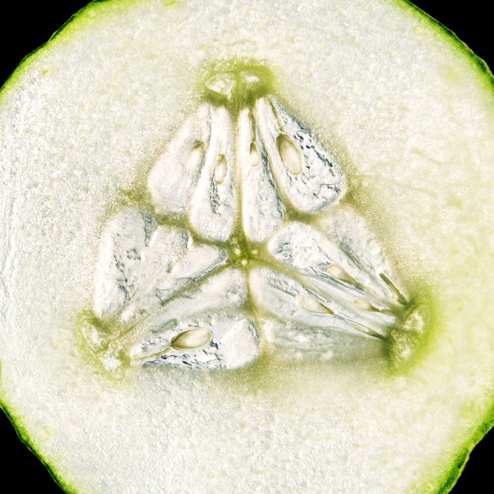 срез огурца