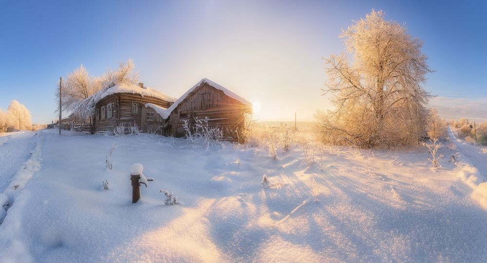 "Зима в русской глубинке "