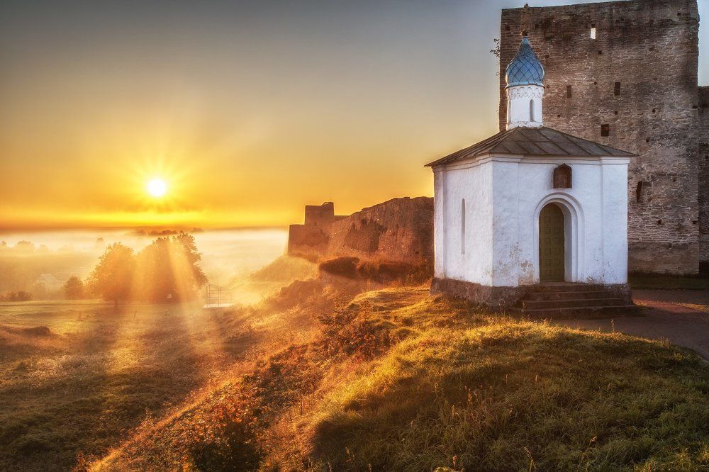 Осеннее  утро.