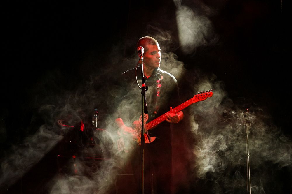 Соло-гитарист Tabasco_Band на концерте