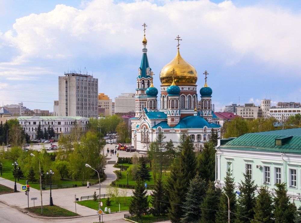 Первая зелень в Омске