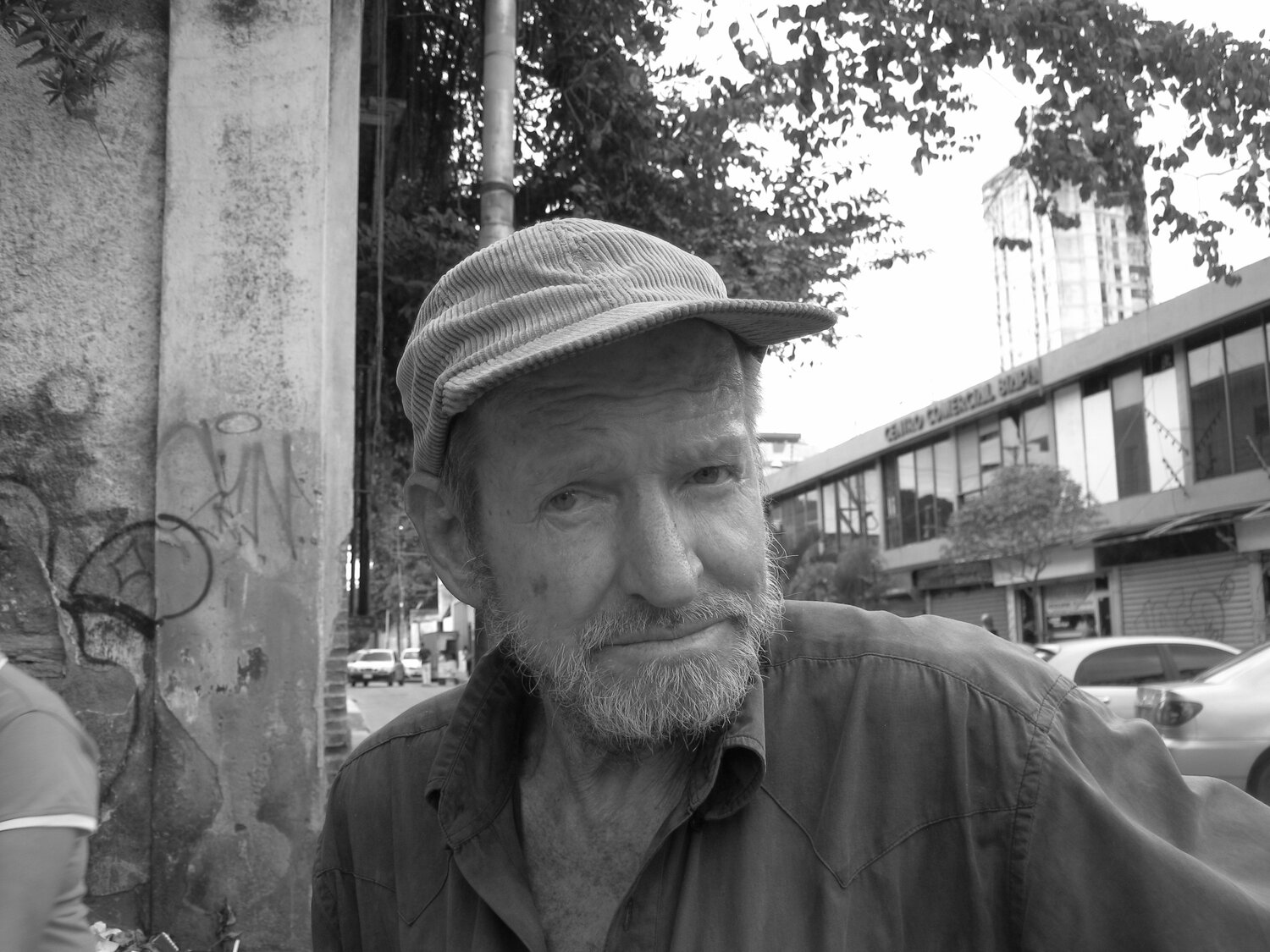 Foto de un indigente