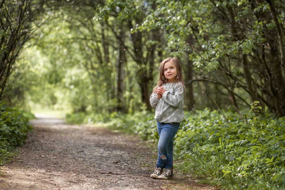 После дождика...