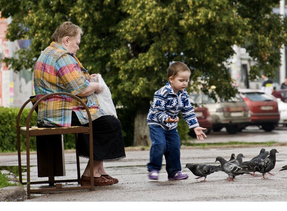 В сквере