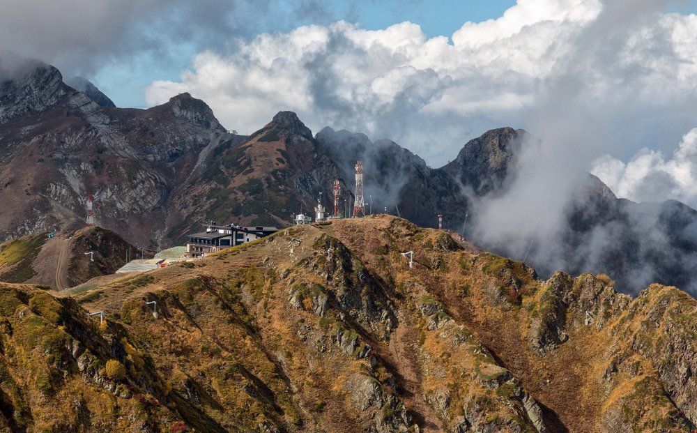 Роза Хутор. Горный пейзаж.