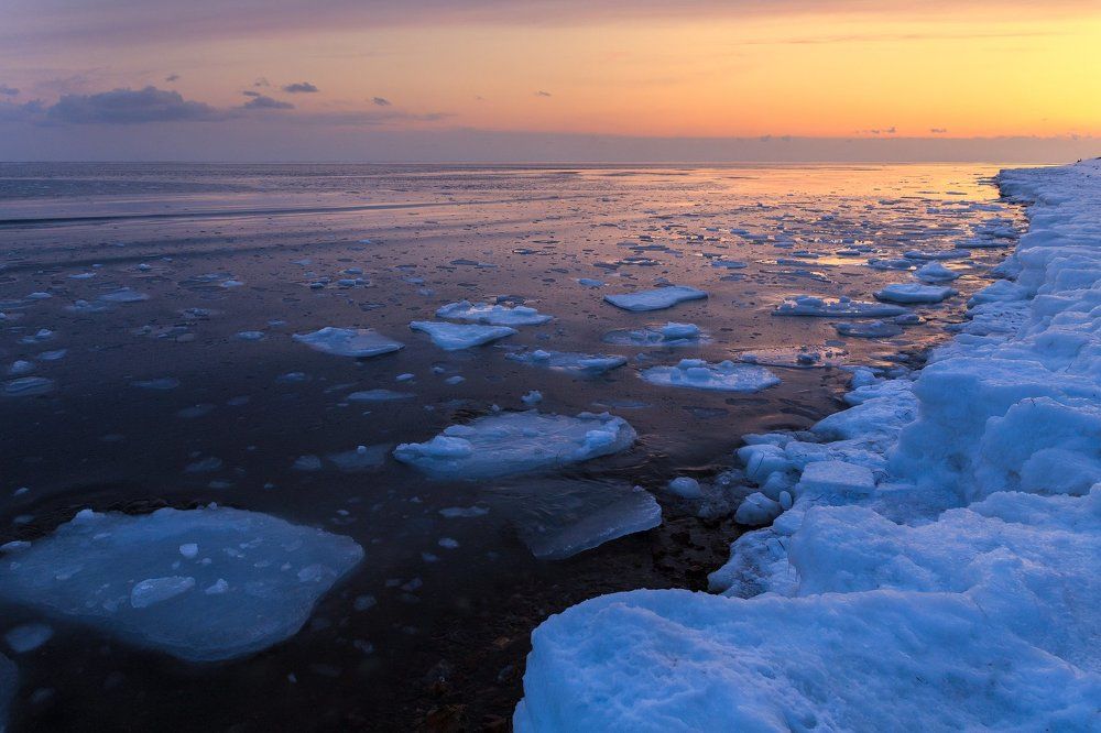 Калейдоскоп закатных красок.