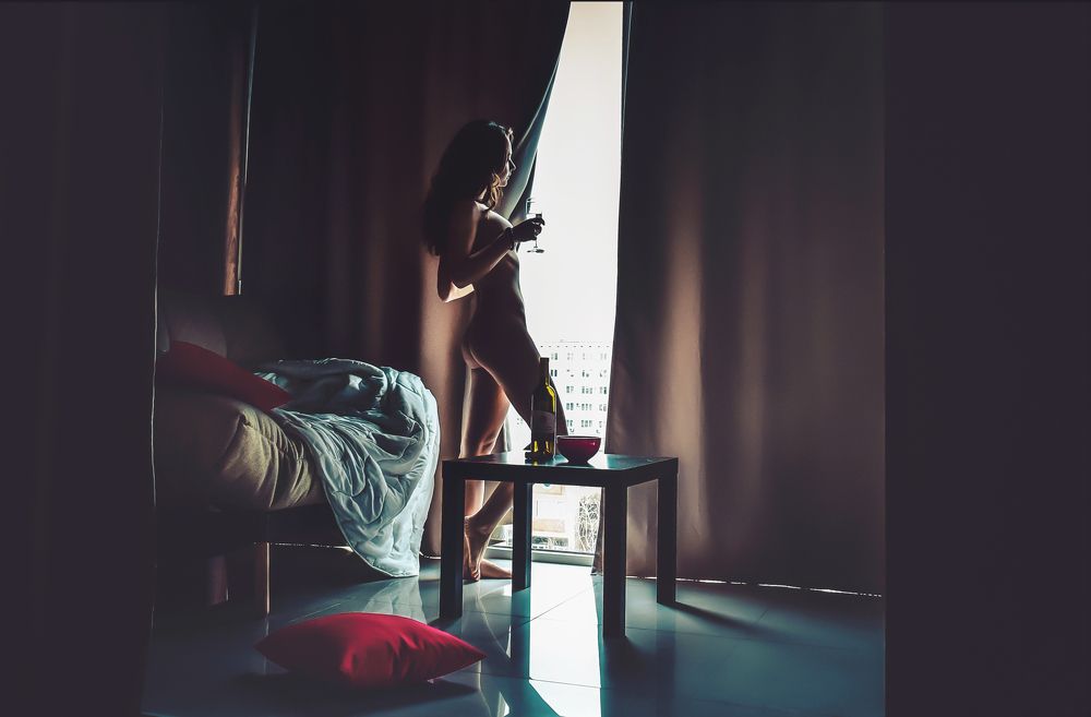 Перед неизвестностью. Автопортрет.