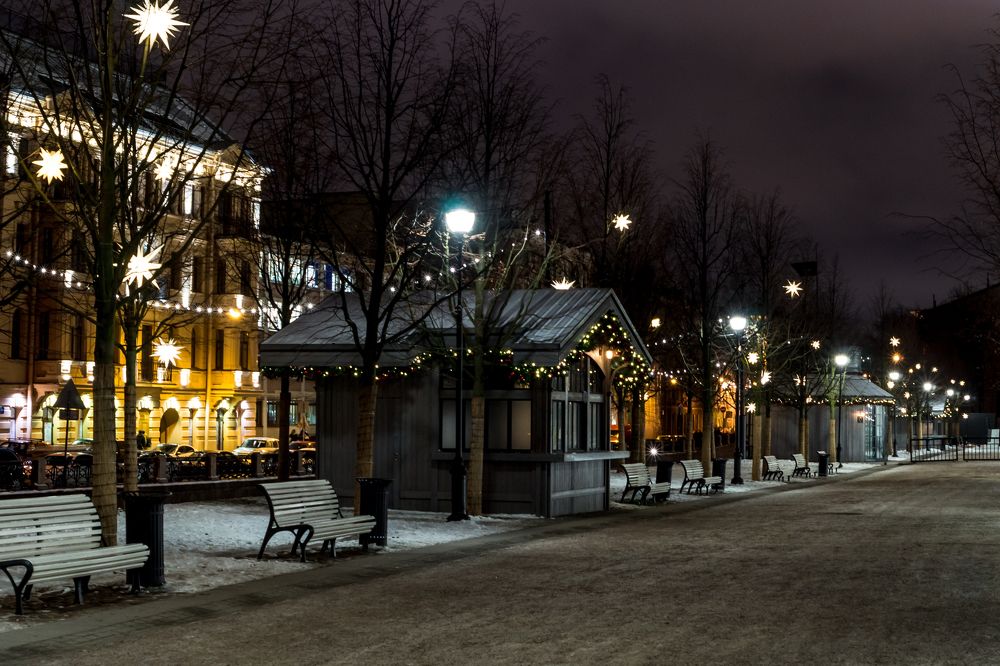 Зимняя аллея.