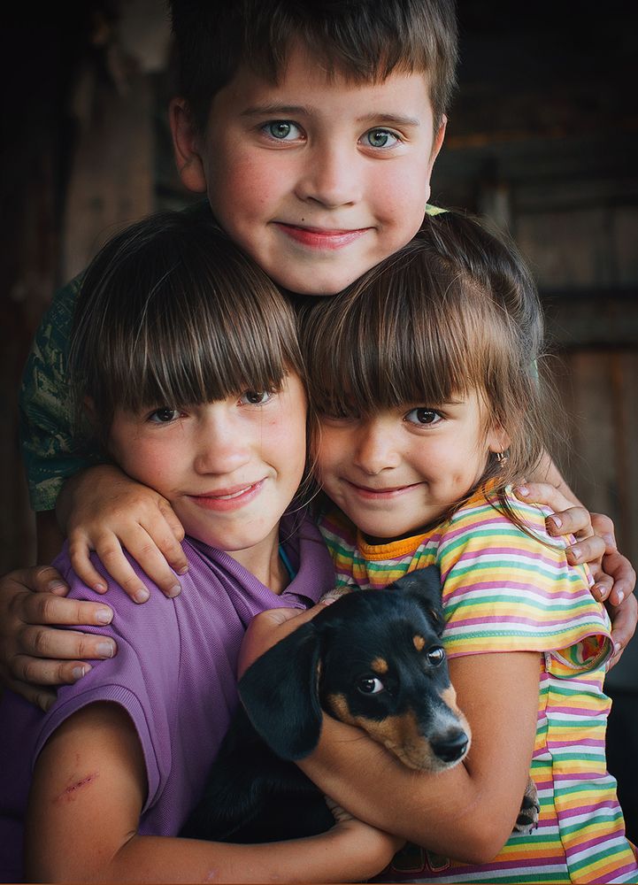 Дети деревни