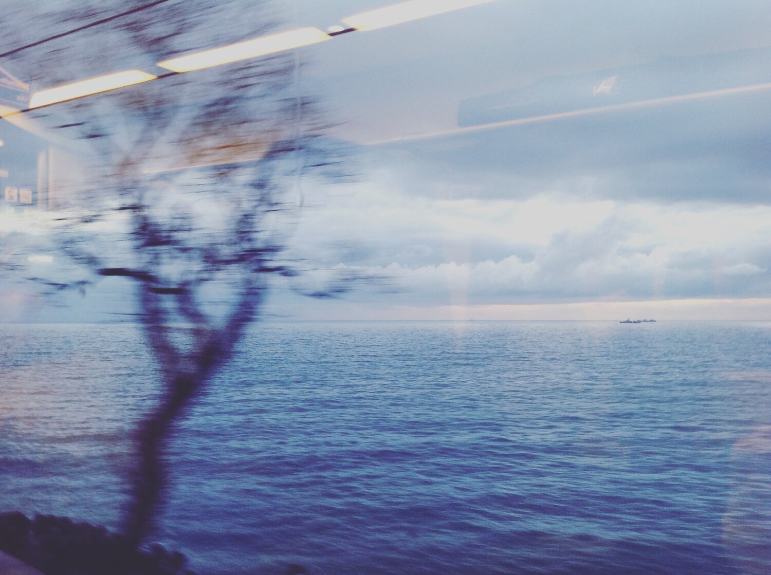 In a train
