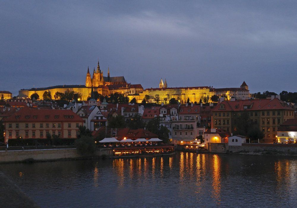 Ночная Прага