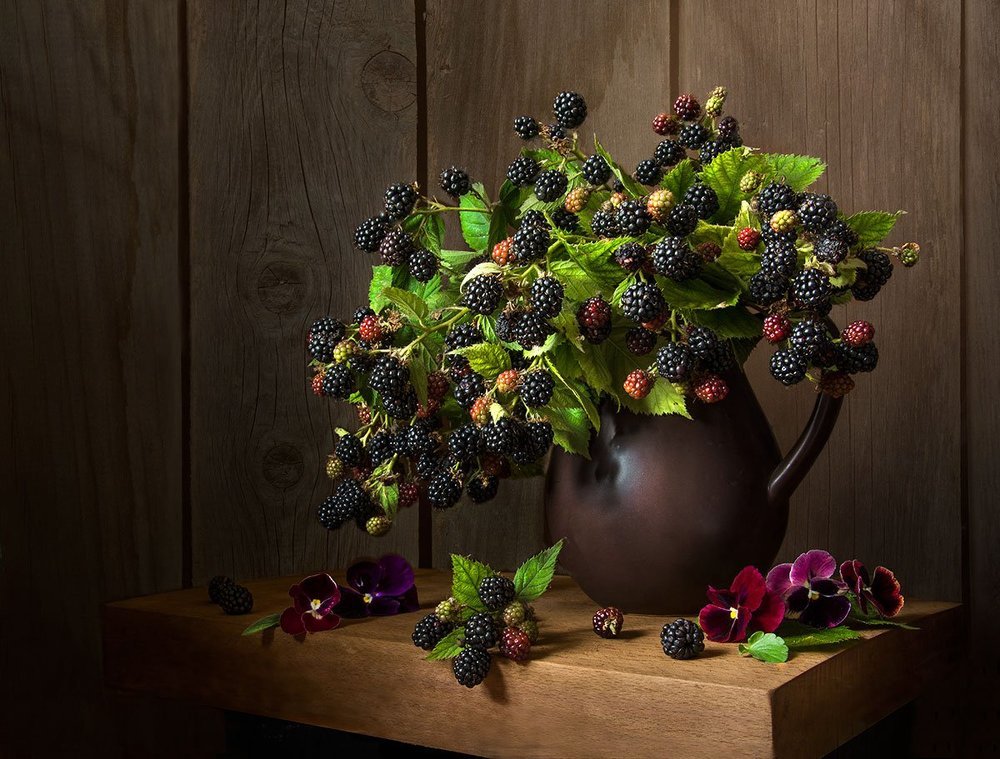 Ежевичный букетик.