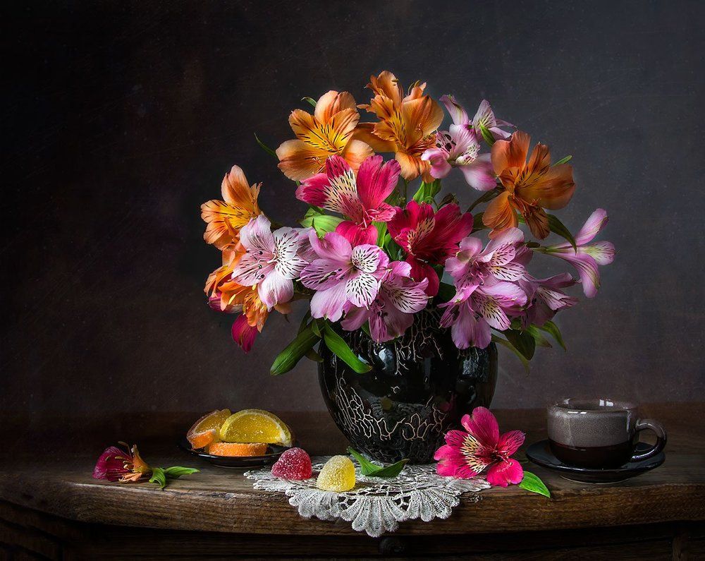 Альстромерия с мармеладом.