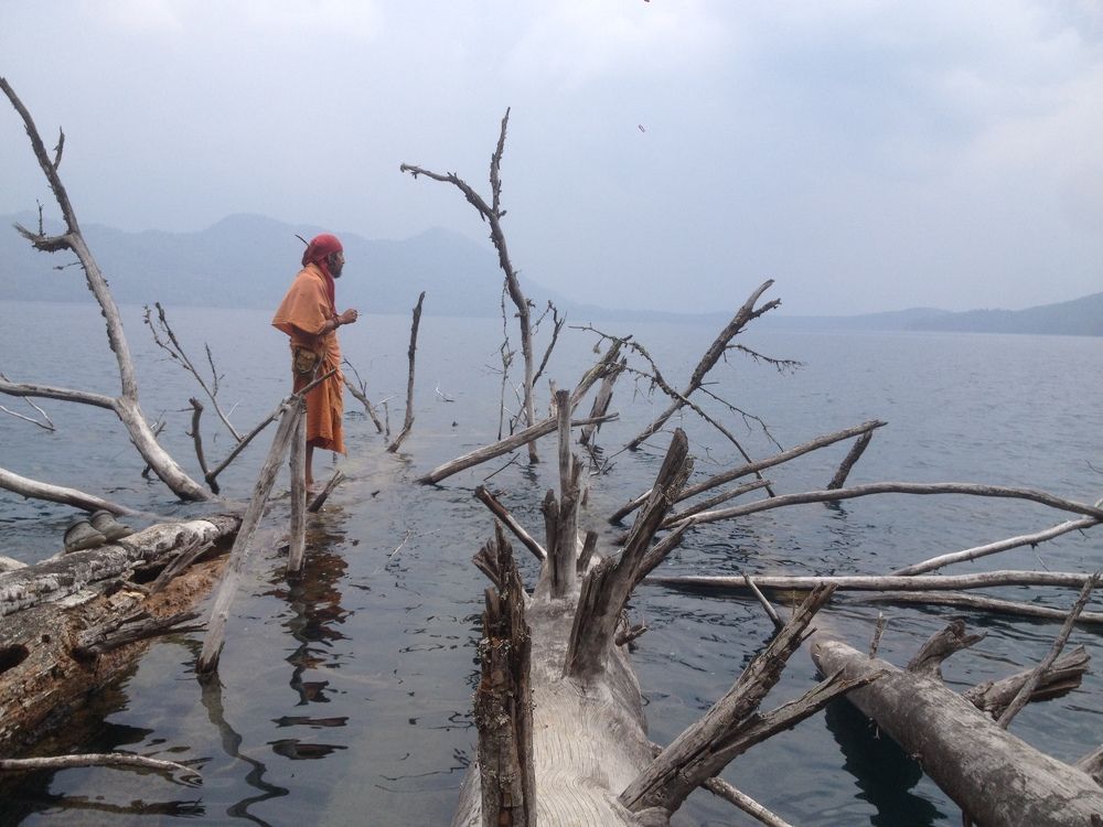 Monk and the rara lake