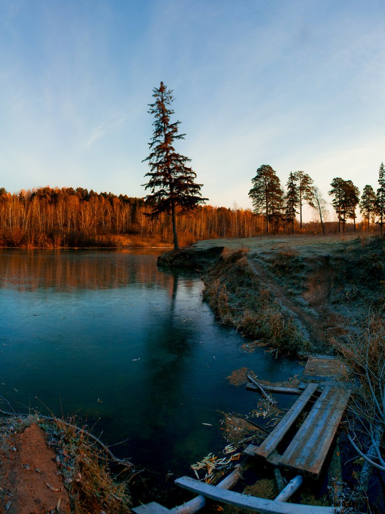 Первый мороз.