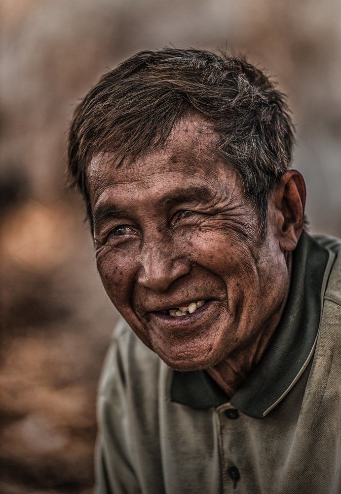 Rural man in Thailand