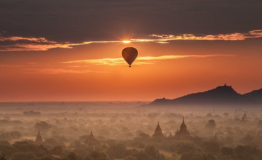 утро в Багане