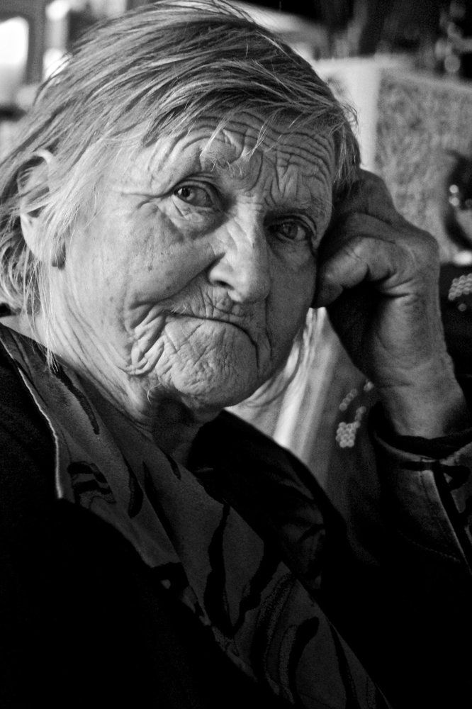 В глазах вся жизнь.